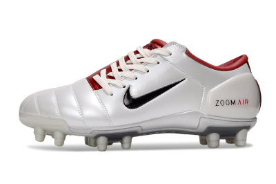 Men's Nike Air Zoom Total 90 III FG Football Boots - White/Black/Red