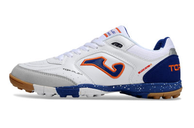 Men's Joma Top Flex TF Football Shoes - White/Red/Blue