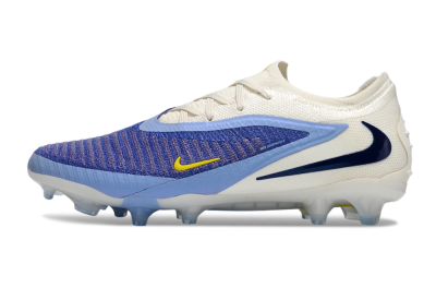 Unisex Nike Phantom 6 Elite Low FG Football Boots - Blue/White/Black