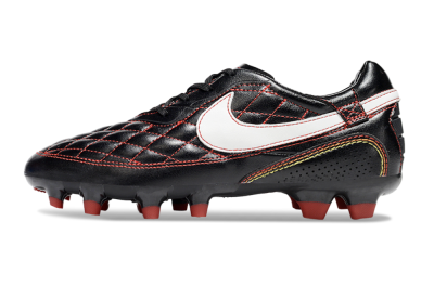 Men's Nike Tiempo Legend R10 Elite FG Football Boots - Black/Red/White