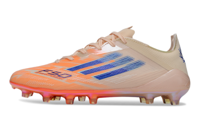 Unisex Adidas F50 Elite FG Football Boots - Pink/Blue/Gold