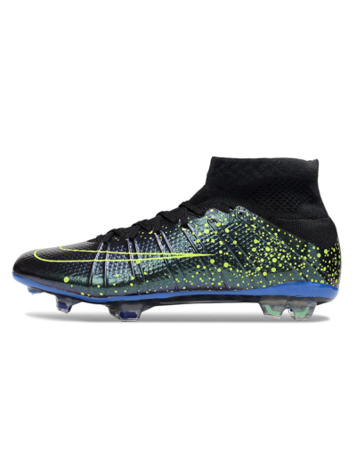 Men's Nike Zoom Mercurial Superfly 4 Elite FG Football Boots - Black/Yellow/Blue