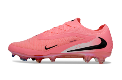 Unisex Nike Phantom 6 Elite Low FG Football Boots - Pink/White/Black