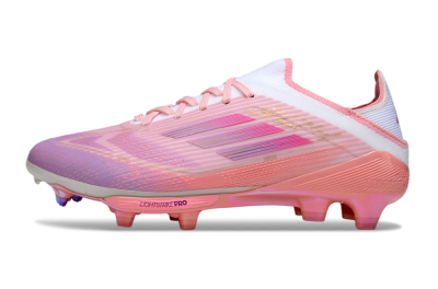 Unisex Adidas F50 Lightstrike Pro FG Football Boots - Pink/Purple/Gold