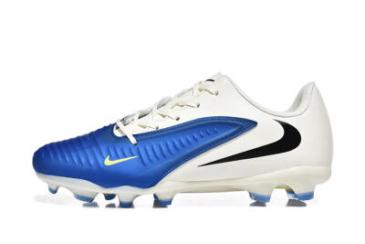 Men's Nike Phantom 6 Elite Low FG Football Boots - Blue/White/Black