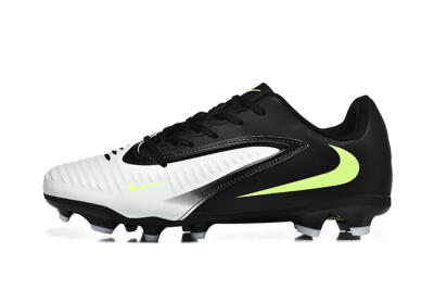Men's Nike Phantom 6 Elite Low FG Football Boots - White/Black/Yellow