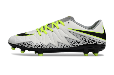 Men's Nike Hypervenom Phantom II RGN FG Football Boots - White/Grey/Black/Yellow