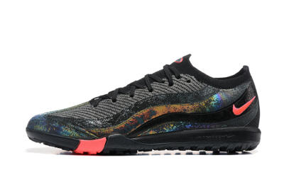 Men's Nike Air Zoom Mercurial Vapor 16 Elite TF Football Shoes - Black/Silver/Red