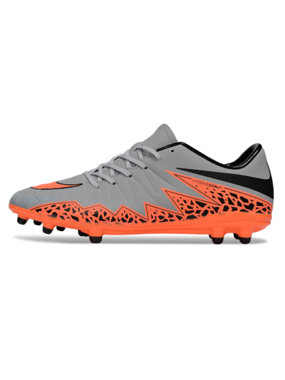Men's Nike Hypervenom Phantom II FG Football Boots - Grey/Black/Orange