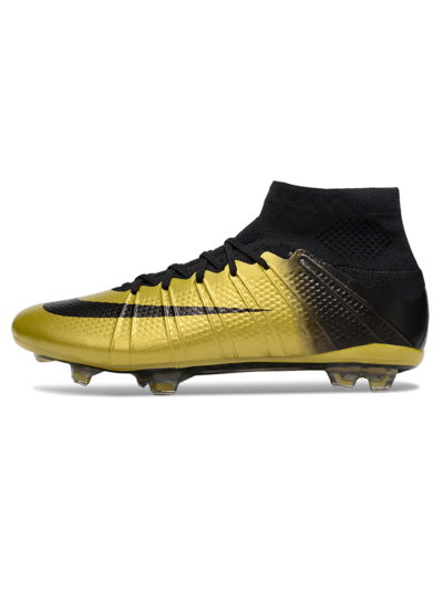 Men's Nike Zoom Mercurial Superfly 4 Elite FG Football Boots - Gold/Black/White