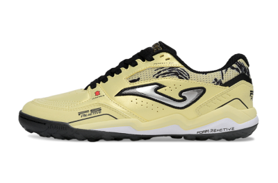 Men's Joma Top Flex TF Football Shoes - Yellow/Silver/Black