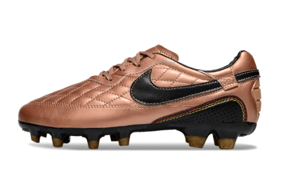 Men's Nike Tiempo Legend R10 Elite FG Football Boots - Gold/Black/Red