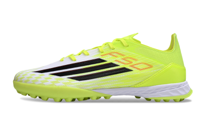 Men's Adidas F50 Pro TF Football Shoes - Yellow/Black/Red