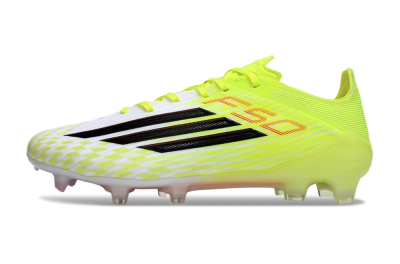 Men's Adidas F50 Elite FG Football Boots - Yellow/Black/Red