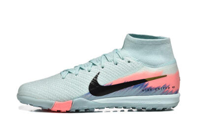 Men's Nike Air Zoom Mercurial Superfly 10 Elite TF Football Shoes - Jade/Black/Gold