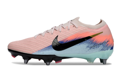 Unisex Nike Air Zoom Mercurial Vapor 16 Elite SG Football Boots - Pink/Black/Jade