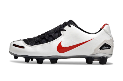 Men's Nike Air Zoom Total 90 III FG Football Boots - White/Red/Black