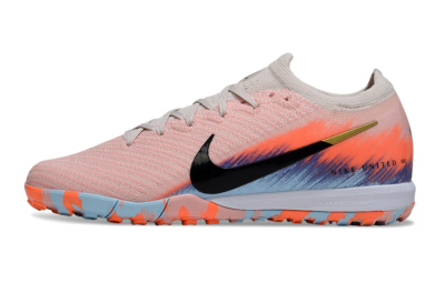 Unisex Nike Air Zoom Mercurial Vapor 16 Elite TF Football Shoes - Pink/Black/Gold