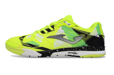 Men's Joma Top Flex IC Football Shoes - Yellow/Silver/Black