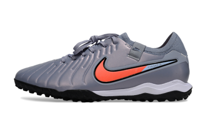 Men's Nike Tiempo Legend 10 Pro TF Football Shoes - Blue/Jade/Red