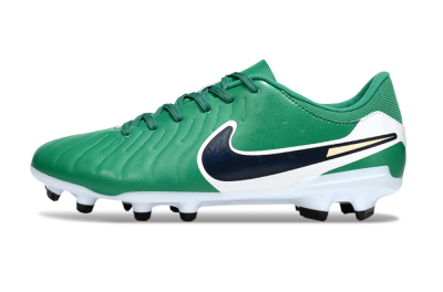 Men's Nike Tiempo Legend 10 Academy FG Football Boots - Green/Blue/Yellow