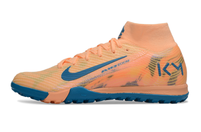 Unisex Nike Air Zoom Mercurial Superfly 10 Elite TF Football Shoes - Pink/Blue/Yellow