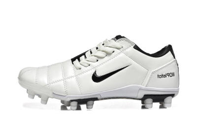 Men's Nike Air Zoom Total 90 III FG Football Boots - White/Black