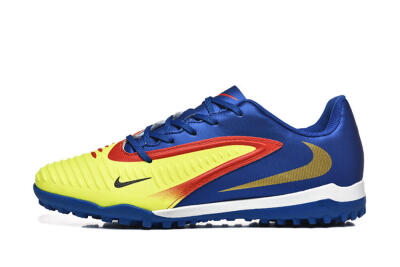 Men's Nike Phantom 6 Elite TF Football Shoes - Yellow/Red/Blue