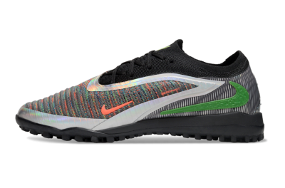 Men's Nike Phantom 6 Elite TF Football Shoes - Grey/Silver/Black