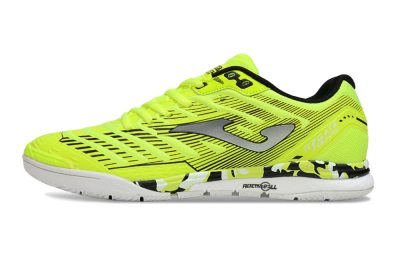 Men's Joma Top Flex IC Football Shoes - Yellow/Silver/Black