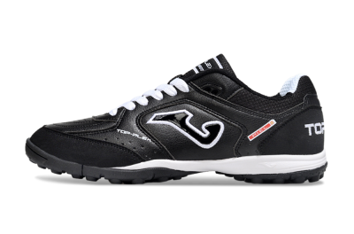Men's Joma Top Flex TF Football Shoes - Black/White/Red