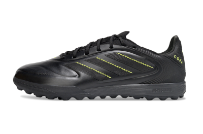 Men's Adidas Copa Pure 2 TF Football Shoes - Black/Yellow