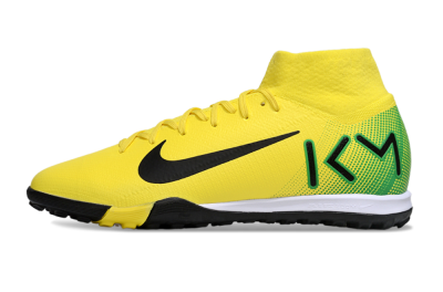 Unisex Nike Air Zoom Mercurial Superfly 10 Elite TF Football Shoes - Yellow/Black/Green