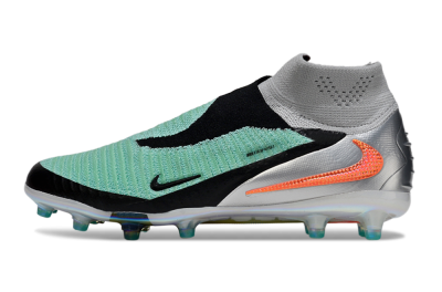 Unisex Nike Phantom 6 High Elite AG Football Boots - Jade/Black/Silver