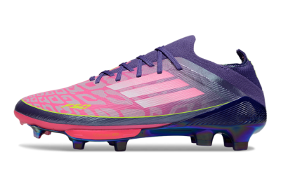 Unisex Adidas F50+ Elite Lightstrike Pro FG Football Boots - Pink/Purple/Yellow