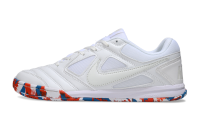 Men's Supreme x Nike SB Gato IC Football Shoes - White/Blue/Red
