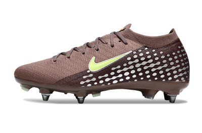Men's Nike Air Zoom Mercurial Vapor 16 Elite SG Football Boots - Brown/Yellow/White