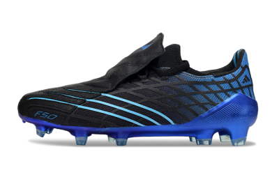 Unisex Adidas F50 Spider Remake FG Football Boots - Black/Blue