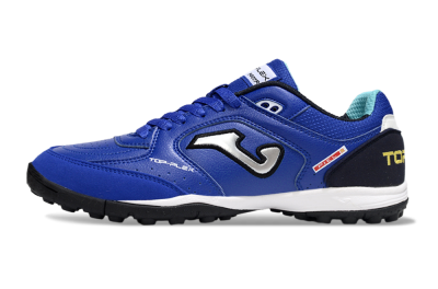 Men's Joma Top Flex TF Football Shoes - Blue/Black/Silver