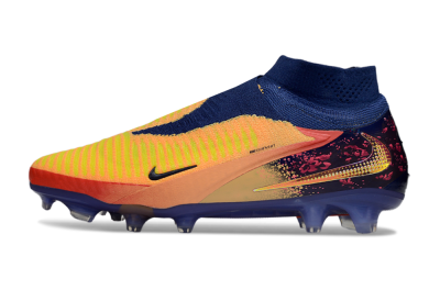 Unisex Nike Phantom 6 Elite FG Football Boots - Red/Yellow/Blue
