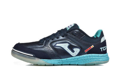 Men's Joma Top Flex IC Football Shoes - Navy/Aqua Mist/Deep Ocean