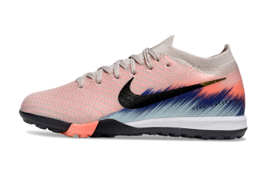 Kids Nike Air Zoom Mercurial Vapor 16 Elite TF Football Shoes - Pink/Coral Burst/Deep Blue