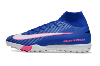Unisex Nike Air Zoom Mercurial Superfly 10 Elite TF Football Shoes - Blue/Electric Pink/White