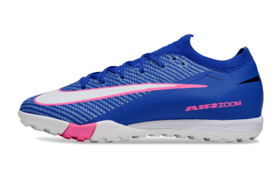 Unisex Nike Air Zoom Mercurial Vapor 16 Elite TF Football Shoes - Blue/Electric Blue/Fuchsia Pink