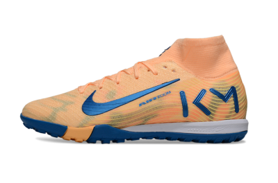 Unisex KM x Nike Air Zoom Mercurial Superfly 10 Elite TF Football Shoes - Orange/Tropical Sunrise/Navy Blue
