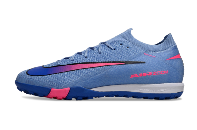 Unisex Nike Air Zoom Mercurial Vapor 16 Elite TF Football Shoes - Blue/Electric Blue/Neon Pink