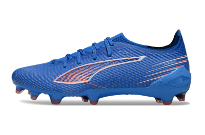Men's Puma Ultra Ultimate FG Football Boots - Blue/Electric Blue/Coral Accent