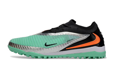 Unisex Nike Phantom 6 Low Elite TF Football Shoes - Green/Mint Green/Black Orange