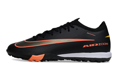 Unisex Nike Air Zoom Mercurial Vapor 16 Elite TF Football Shoes - Black/Electric Orange/Gold Rush