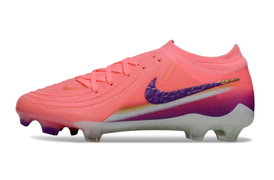 Men's Nike Phantom GX 2 Elite FG Football Boots - Pink/Vibrant Pink/Deep Violet